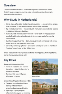 study in Netherlands